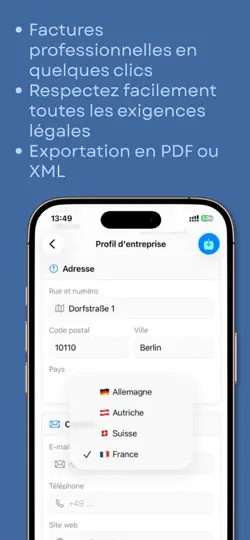 Capture d'écran de Facture Directe : Devis sur iPhone 5