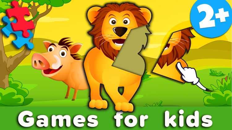 Savanna Animal Puzzle for Kids