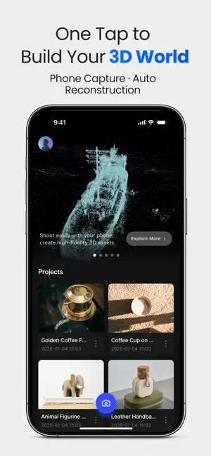 Aholo 3D Capture & Reconstruct screenshot 1