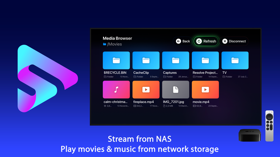 #1. NAS Media Player - SMB Stream (iOS) By: Igor Bidenko
