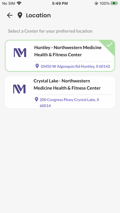 URFitAP - NM Fitness Screenshot