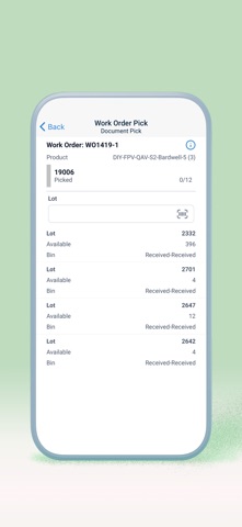 Unanet AIM iPhone screenshot