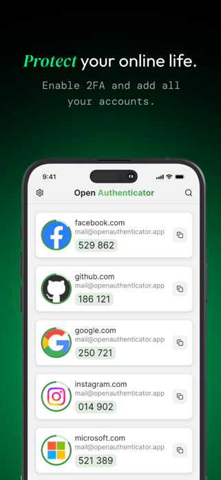 Open Authenticator by Skyost Screenshot 2 of 4