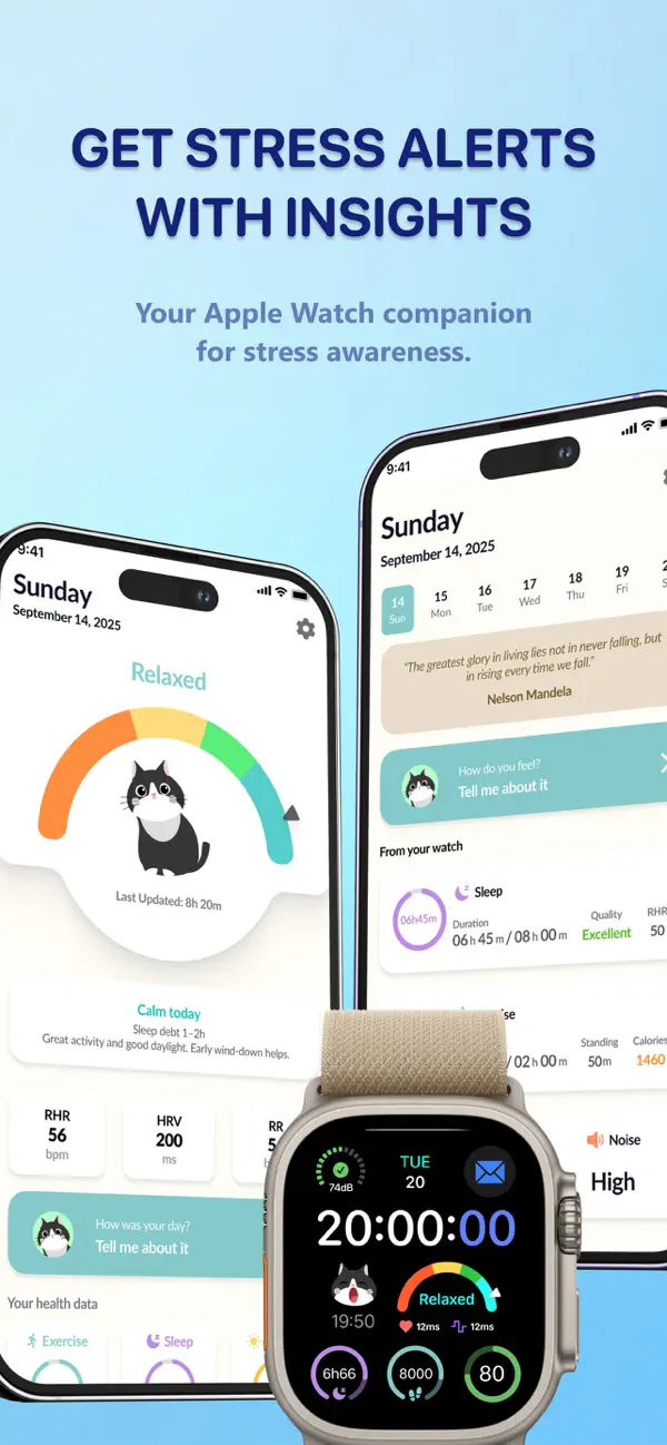 #1. Stress Cat: Monitor & Tracker (iOS) Von: VAN LY PHUC