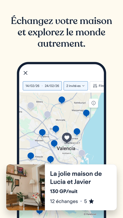 Screenshot #1 pour HomeExchange