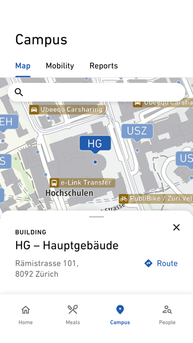 ETH Zurich Screenshot