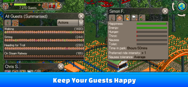 ‎RollerCoaster Tycoon® Classic Screenshot