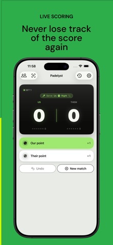 Padelyst: Scoring & Matches screenshot