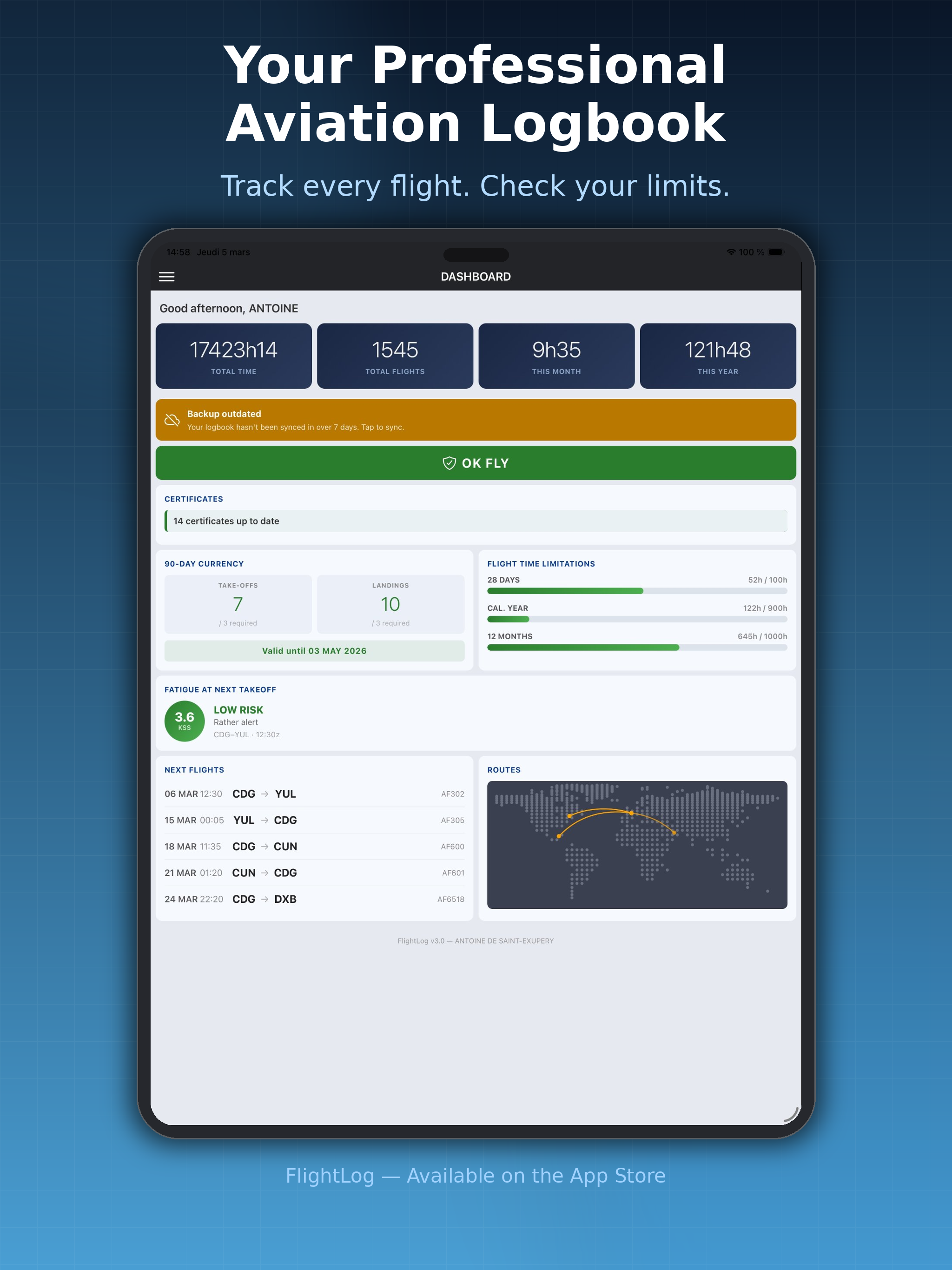 FlightLog App screenshot 12