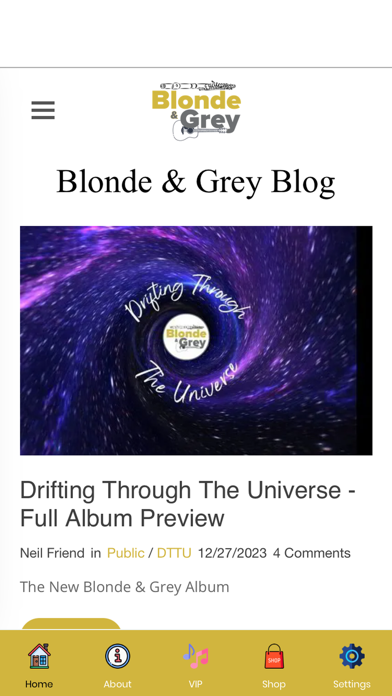 Blonde & Grey Band Screenshot