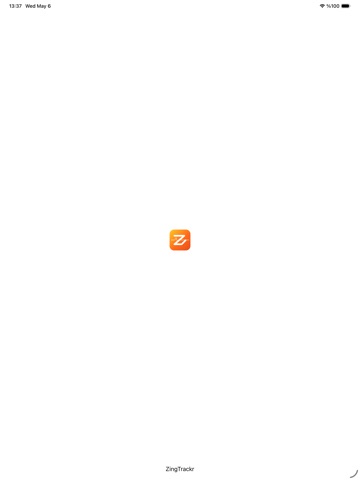 ZingTrackr iPad screenshot