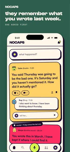 Nocaps: Journal That Answers screenshot 3