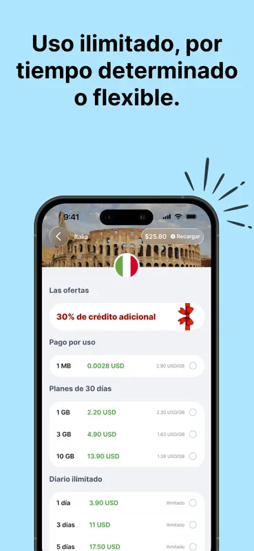 eSIM io: Prepago Tarjeta Datos screenshot 3 of 10