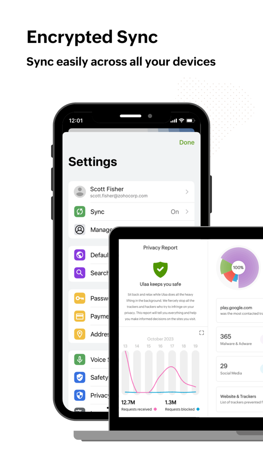 #2. Ulaa Browser (iOS) بواسطة: Zoho Corporation