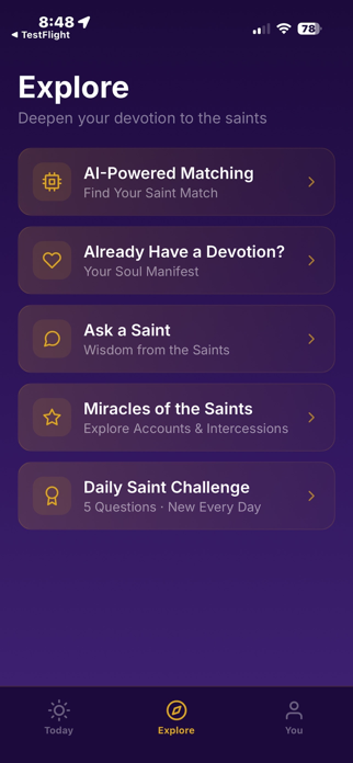MySaint Screenshot 2 of 3