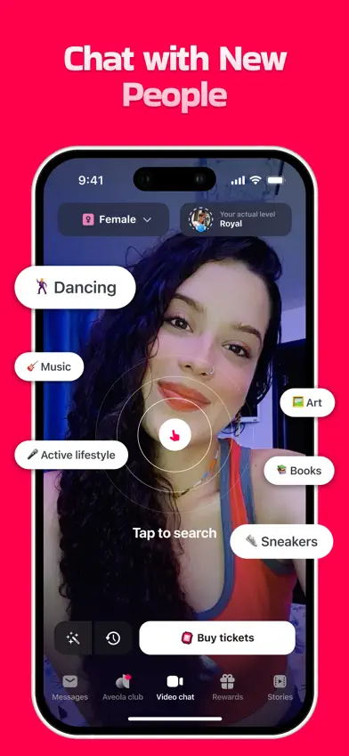Aveola: 1-on-1 Live Video Chat screenshot 2