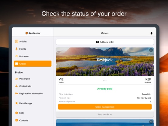 Pelipecky iPad screenshot 4 - Travel app