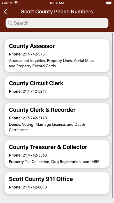 Scott County Circuit Clerk IL Screenshot