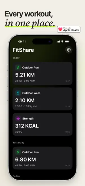 FitShare: Workout Stories screenshot 4