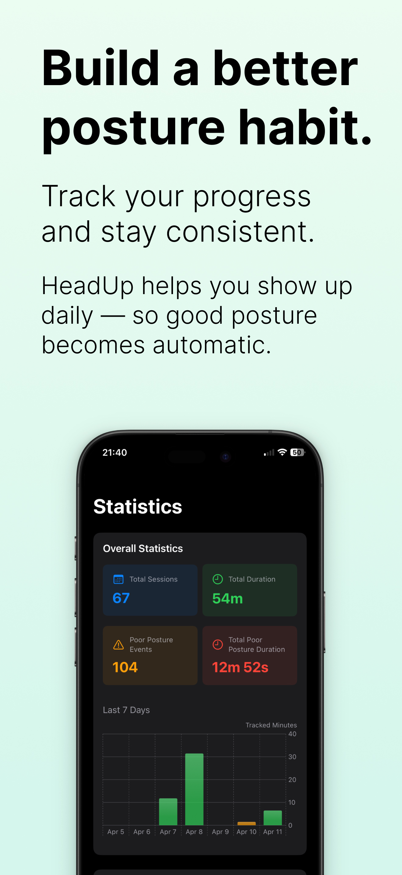 HeadUp: Posture & Neck Coach