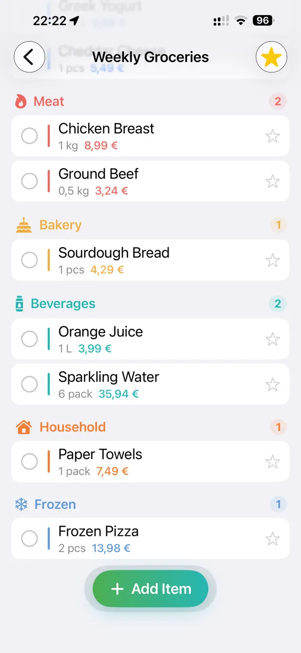 #4. Chroma Shop List (iOS) Av: Gianfranco Antenucci