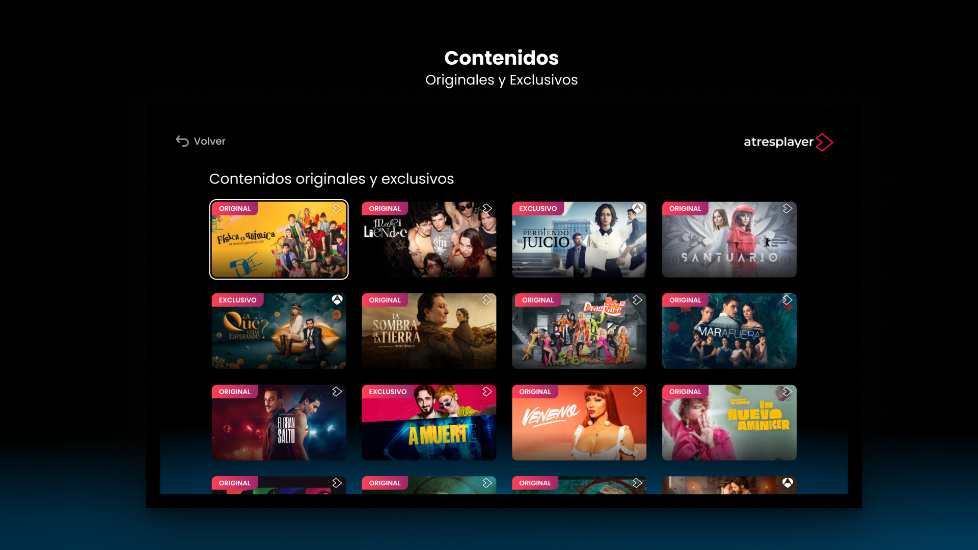 atresplayer: Series y Noticias