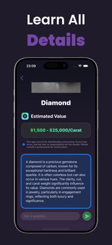 Gem Identifier AI iPhone screenshot