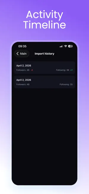 Dumped: Unfollower Tracker screenshot 2