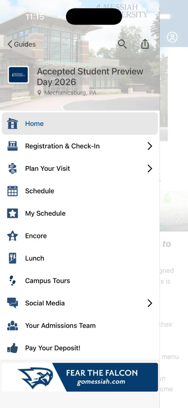 Screenshot #1 pour Messiah University Guides