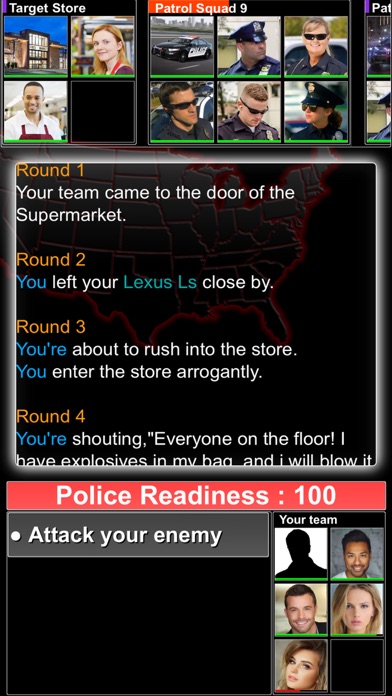 Crime Life Simulator -Text GTA Screenshot