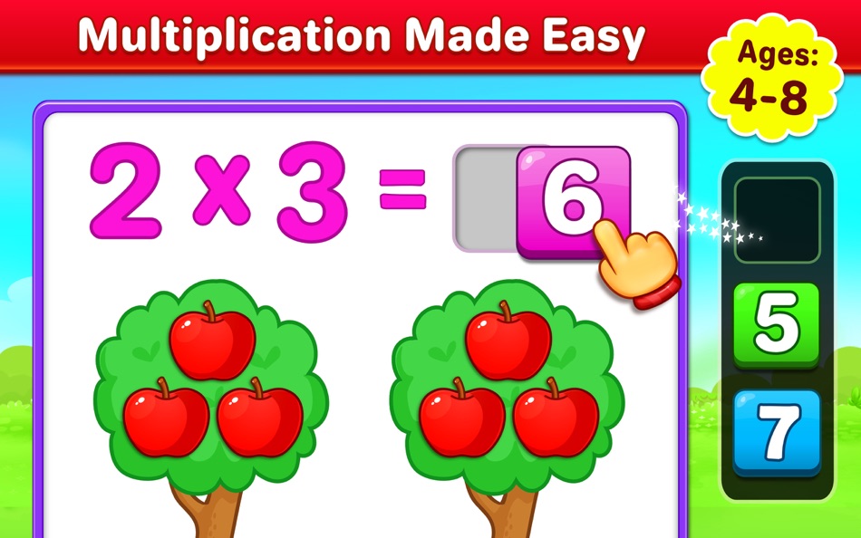 #1. Multiplication Kids: Math Game (macOS) 由: RV AppStudios LLC