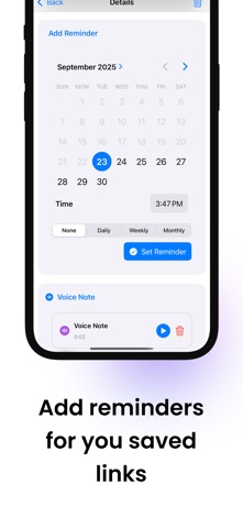 VoiceLinks: Voice & Reminder Screenshot 4 of 4