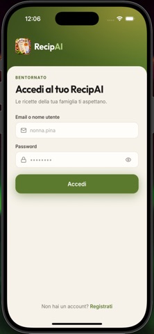RecipAI iPhone screenshot