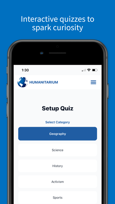 Humanitarium iPhone screenshot 5 - Social Networking app