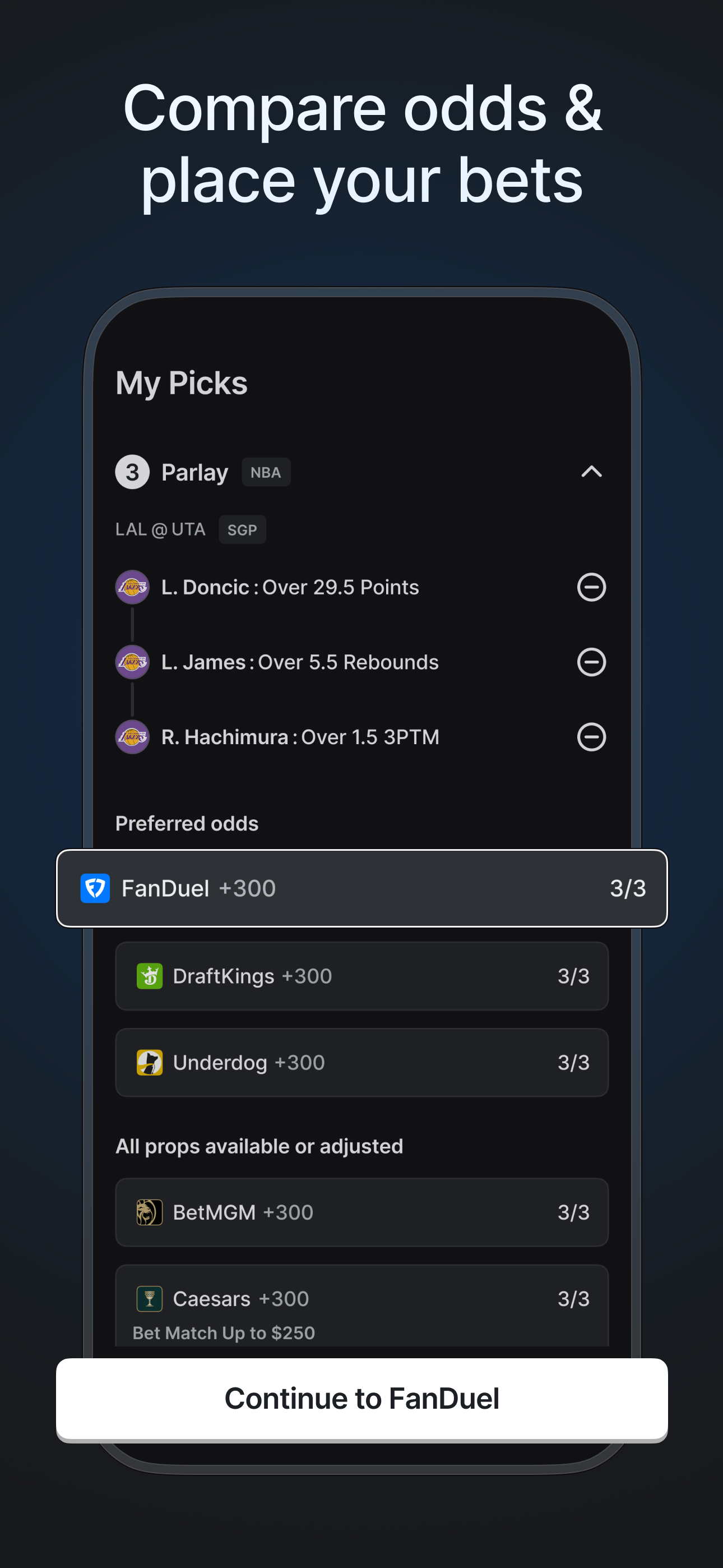 Linemate: Find Your Next Bet