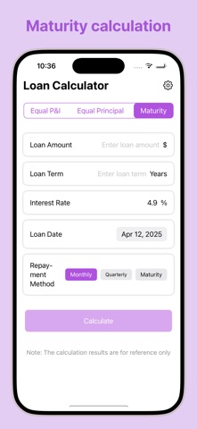 Smart - Loan Calculator Screenshot 3 of 5