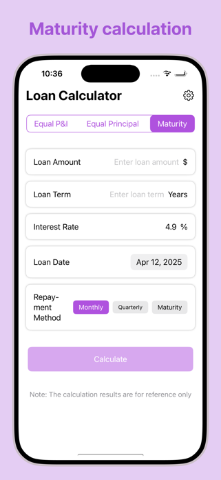 Smart - Loan Calculator Screenshot 3 of 5