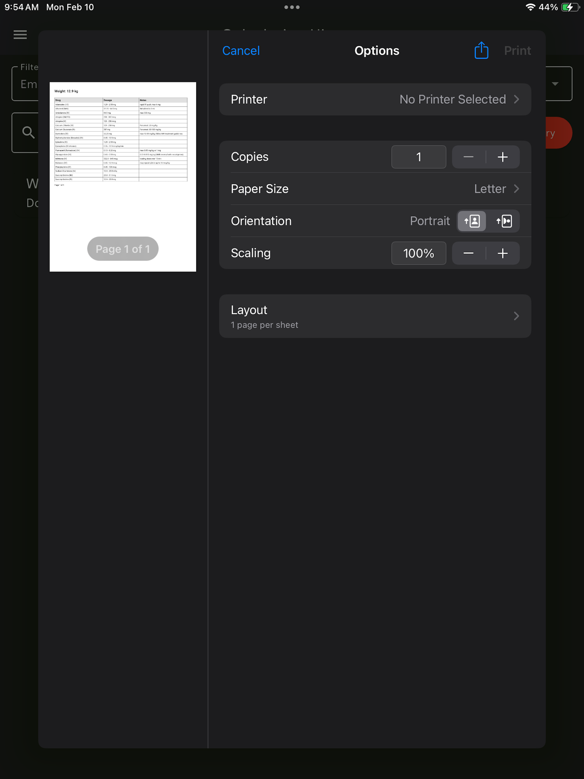 Pediatric Anesthesia Calc screenshot 11