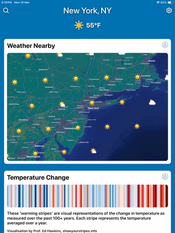 Weather Forecast by Climacam iPad screenshot