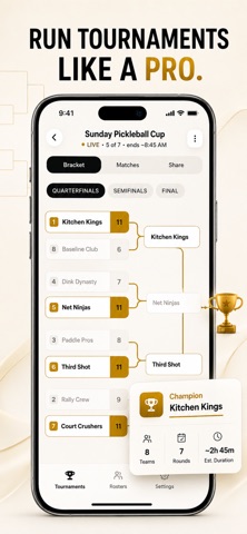 Bracket Maker Pro: Live Draw iPhone screenshot