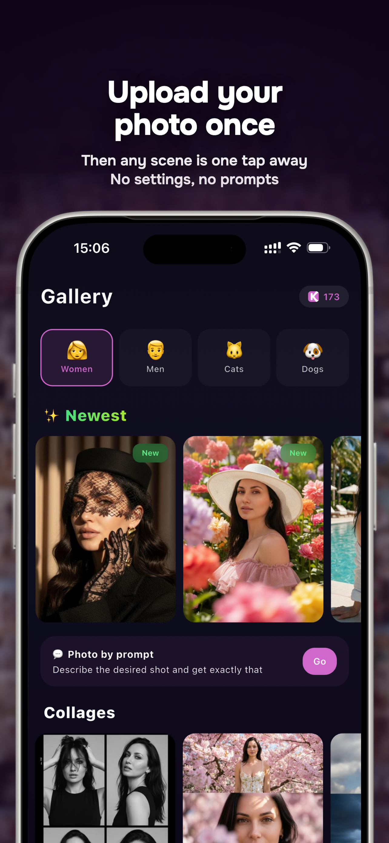 Kadrum: AI Photos & Cards screenshot 2