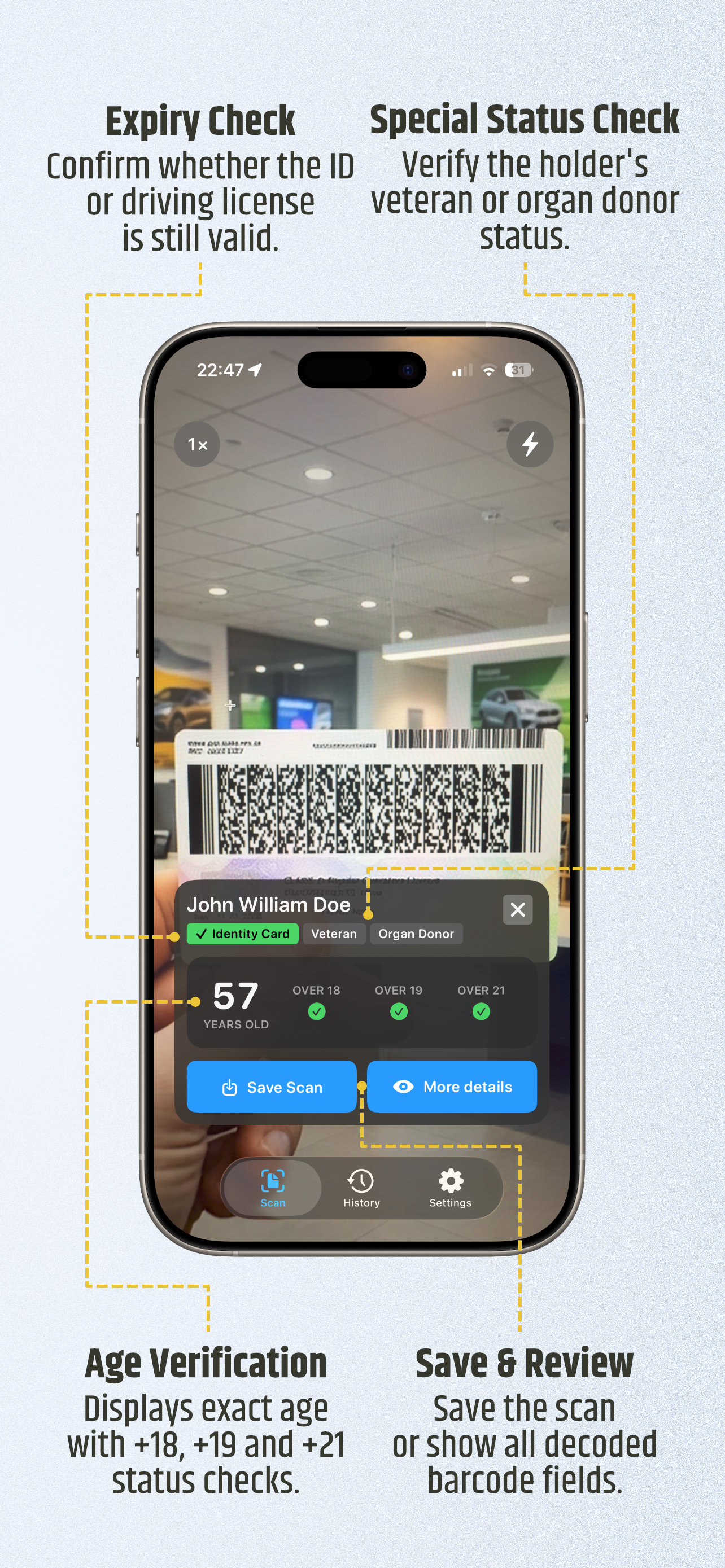 Driver License & ID Scanner screenshot 2