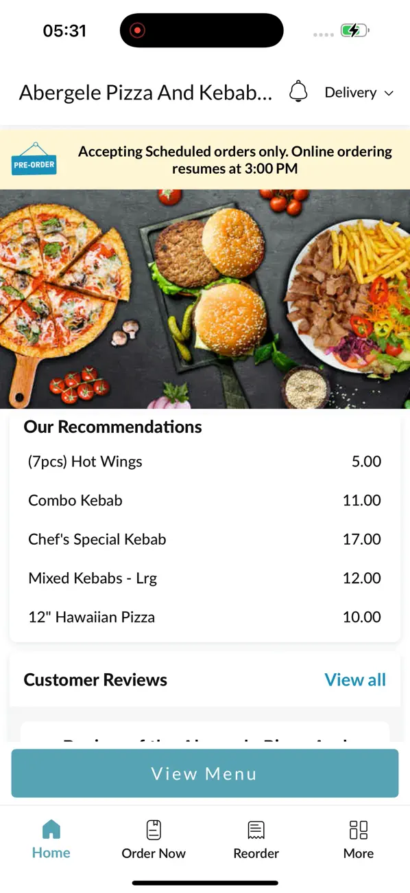 Screenshot #2 pour Abergele Pizza And Kebab House