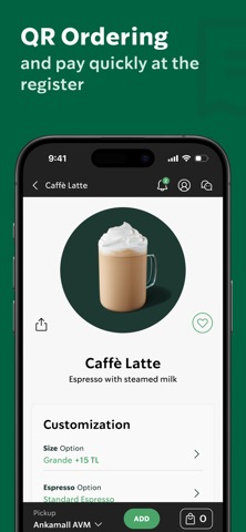 Starbucks Türkiye iPhone screenshot 6