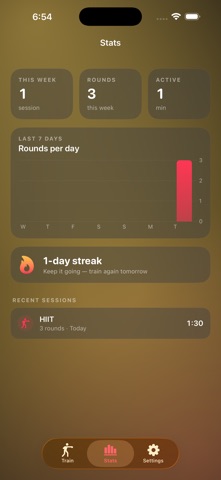 Boxing Timer: Round Coach Screenshot 2 of 4