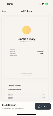 Wheel of Emotions screenshot