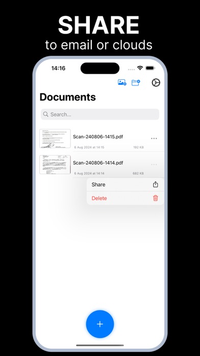 Scanner PDF Converter Document Screenshot
