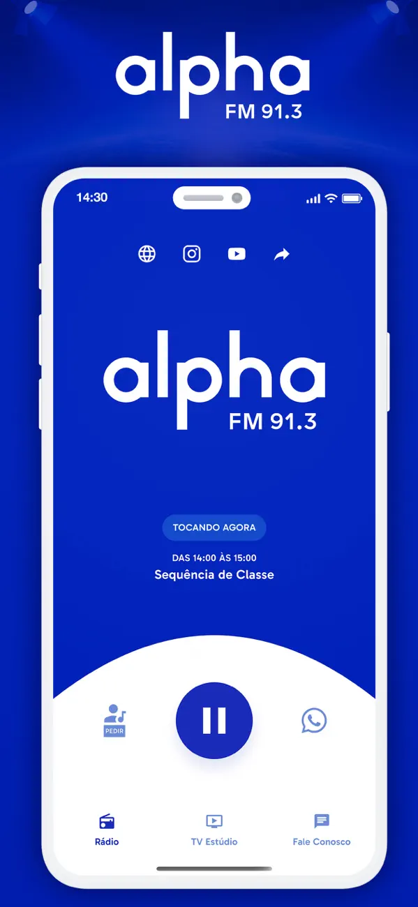 Screenshot #1 pour Alpha FM Florianópolis