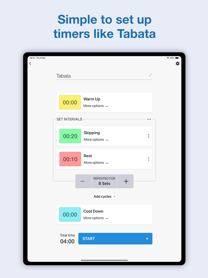 #2. Hi Timer: interval timer, HIIT (iOS) 由: Sophie Payne
