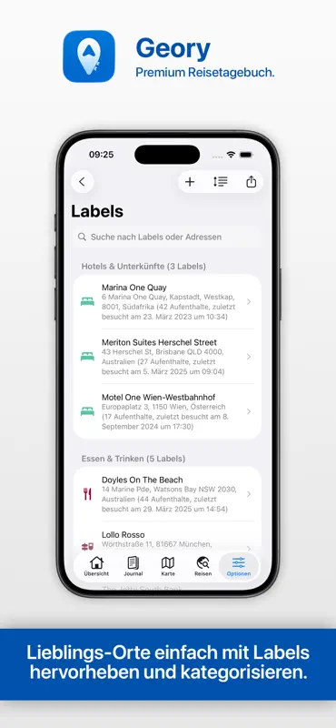 Geory – Premium Reisetagebuch screenshot 8 of 10